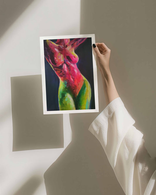 Abstract Figurative #1 Art Print